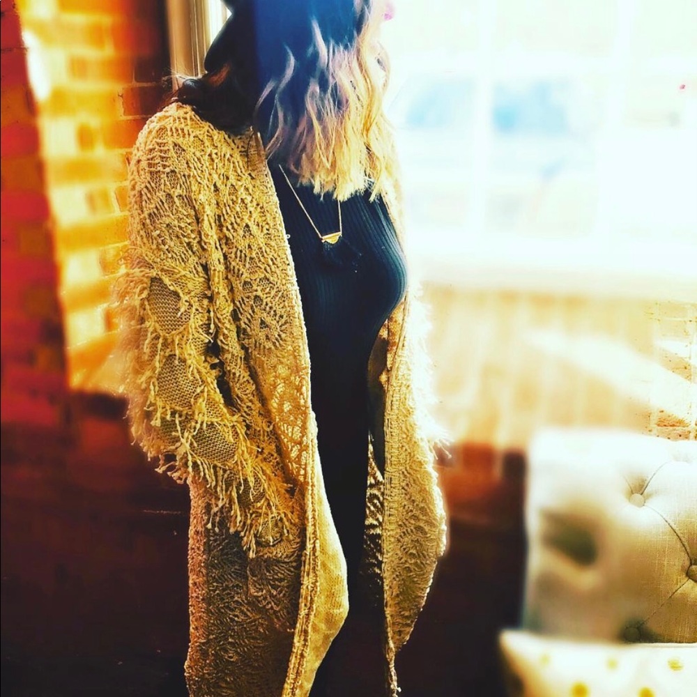 Fringe sweater